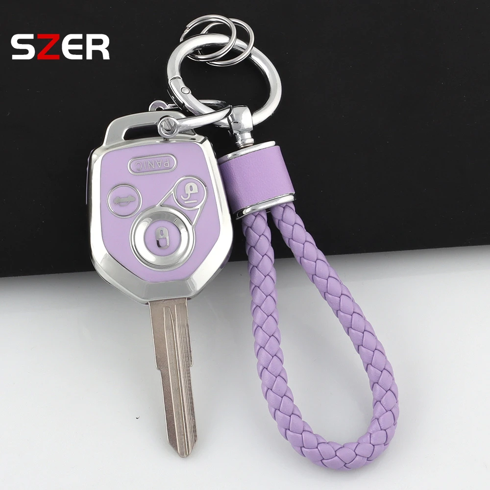 HOT TPU Car Key Cover Case Fob Protector Shell For Subaru Legacy Forester Outback Impreza Liberty B9 Tribeca Baja Accessories