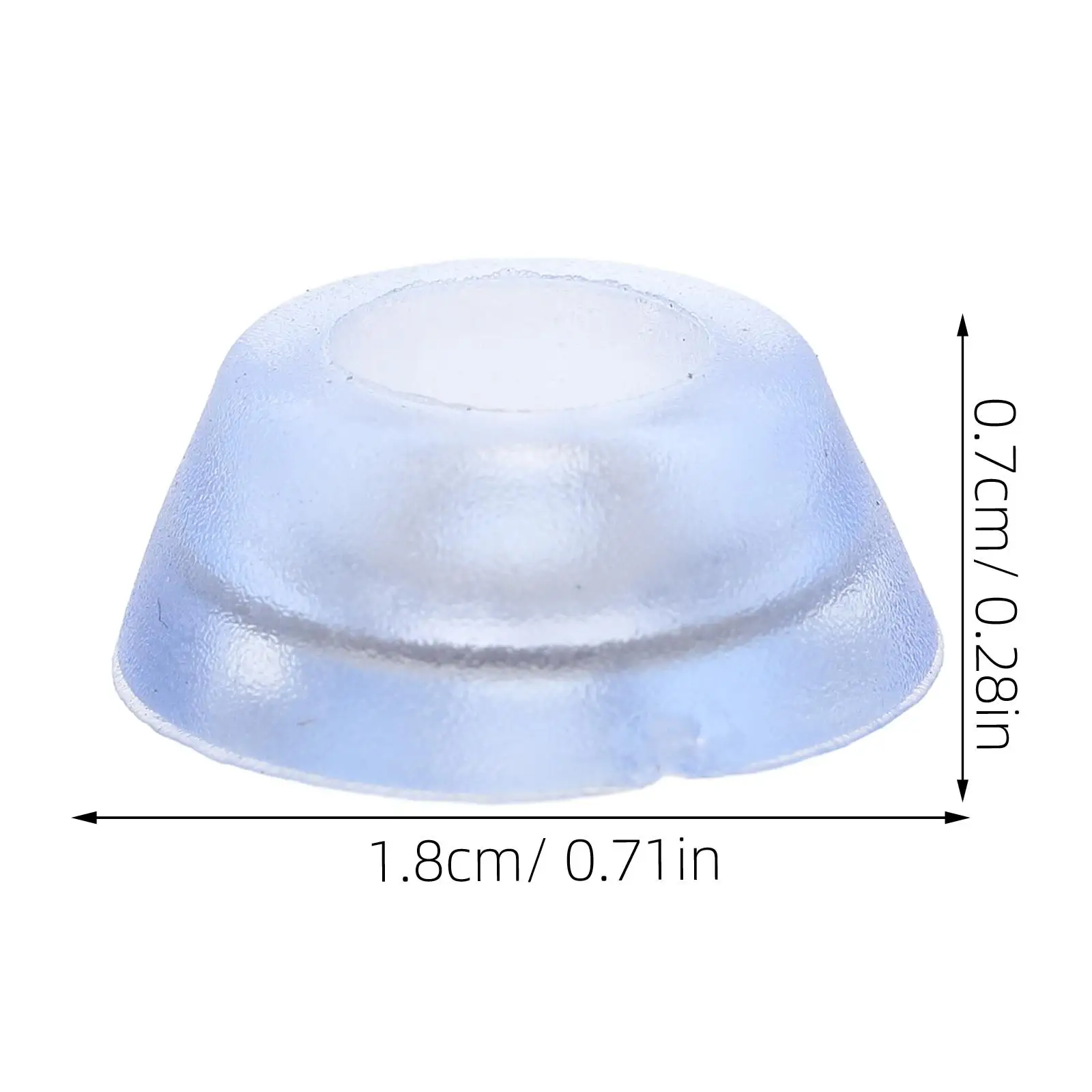 20 Pcs Anti Slip Wear Resistant Silicone Rubber Feet Clear Pads for Cutting Board Furniture Non Skid Adhesive Bumper Protect