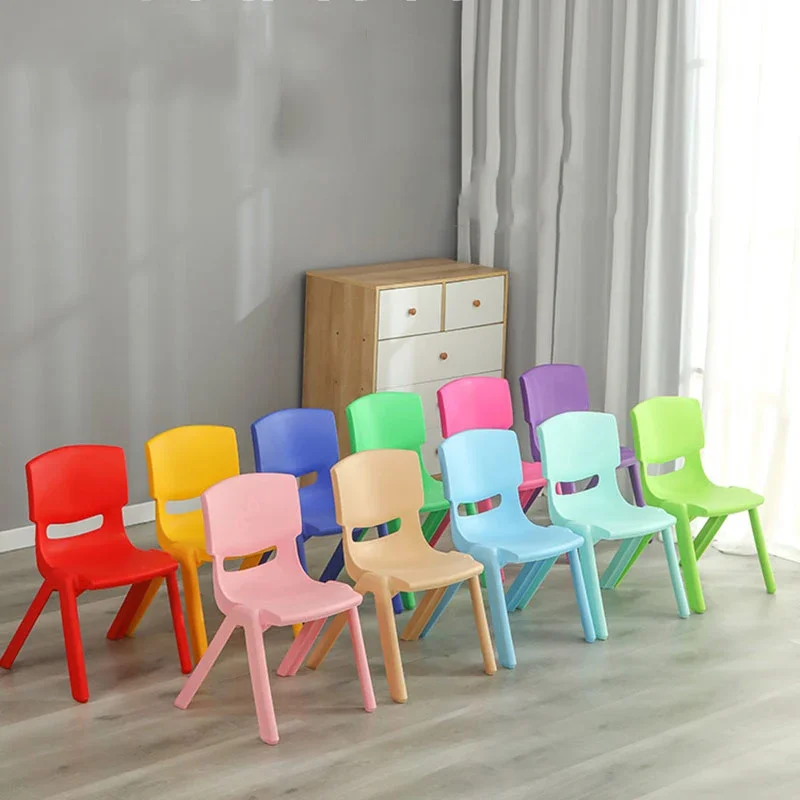 Anti-slip Dining Chairs Desk Chaise Lounge Outdoor Plastic Kids Chair Living Room Unique Sillas De Comedor Children Furniture