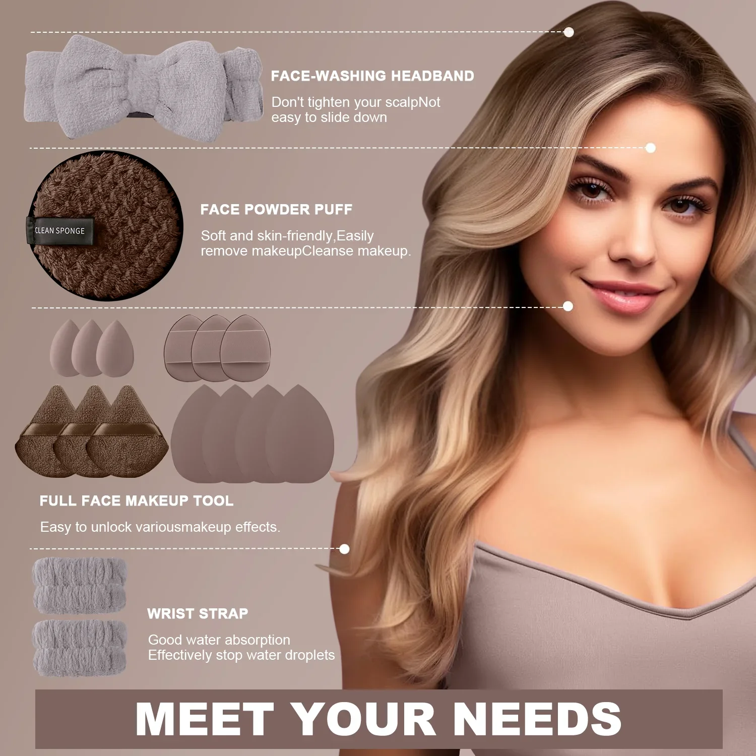 Makeup Brushes Set 13/33pcs Soft Professional Makeup Brush Kit Face Cosmetics Eyeshadow Foundation Powder Blending Beauty Tools