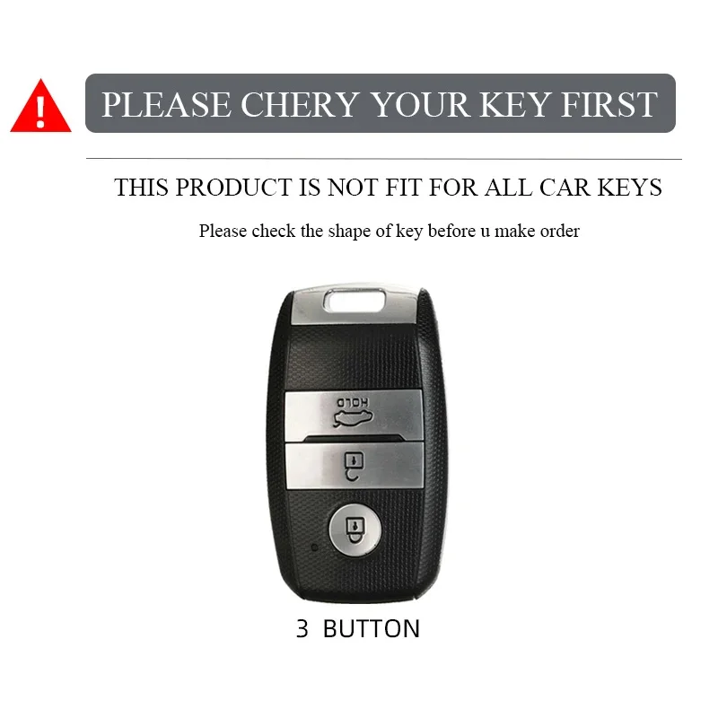 3 Buttons TPU Shell For KIA Rio Rio5 Sportage Ceed Cerato K3 KX3 K4 K5 Sorento Optima Picanto Car Remote Smart Key Case Cover