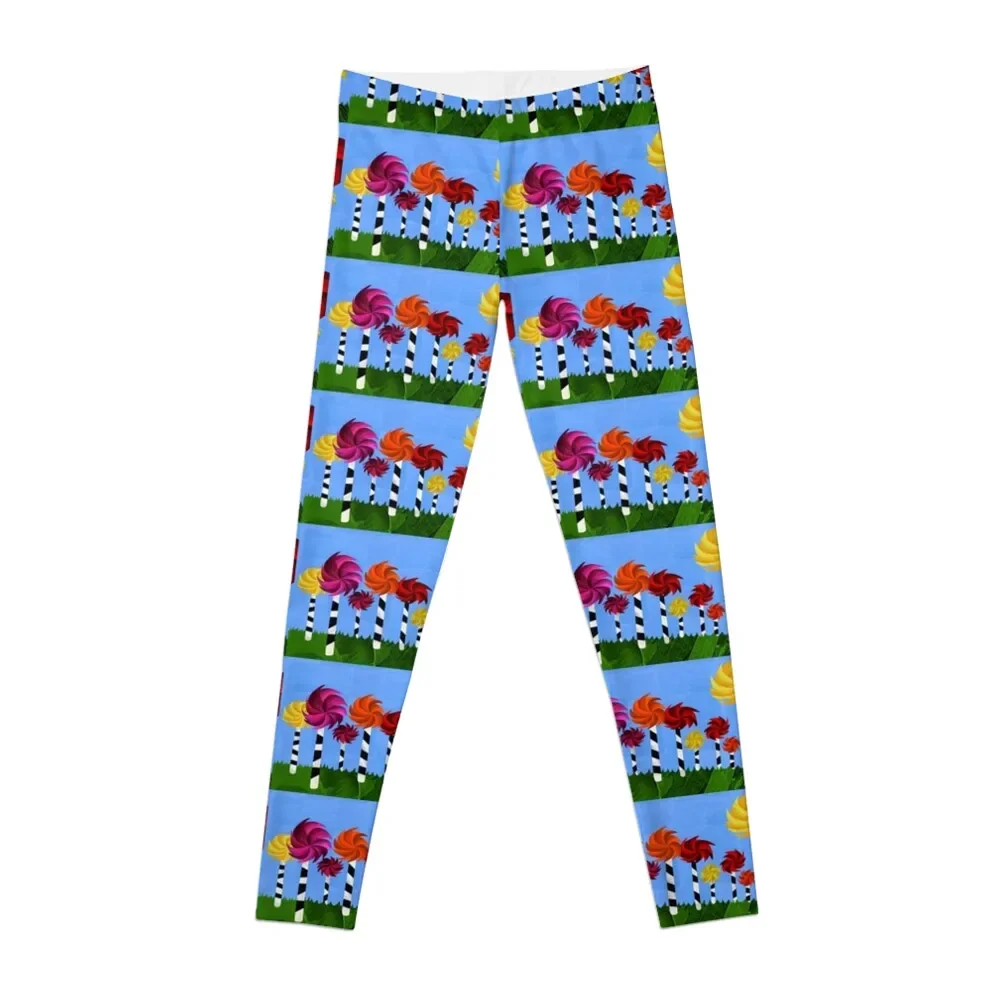 

Dr Seuss' Truffula Forest Leggings gym's clothing gym womans Womens Leggings