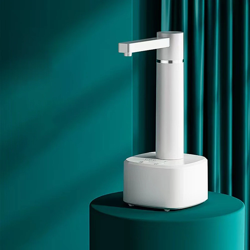 

220V 4W Electric Gallon Pump Desktop 1200mAh Auto Water Dispenser USB Charging 3-gear Adjustment Smart Quantitative for Home Use