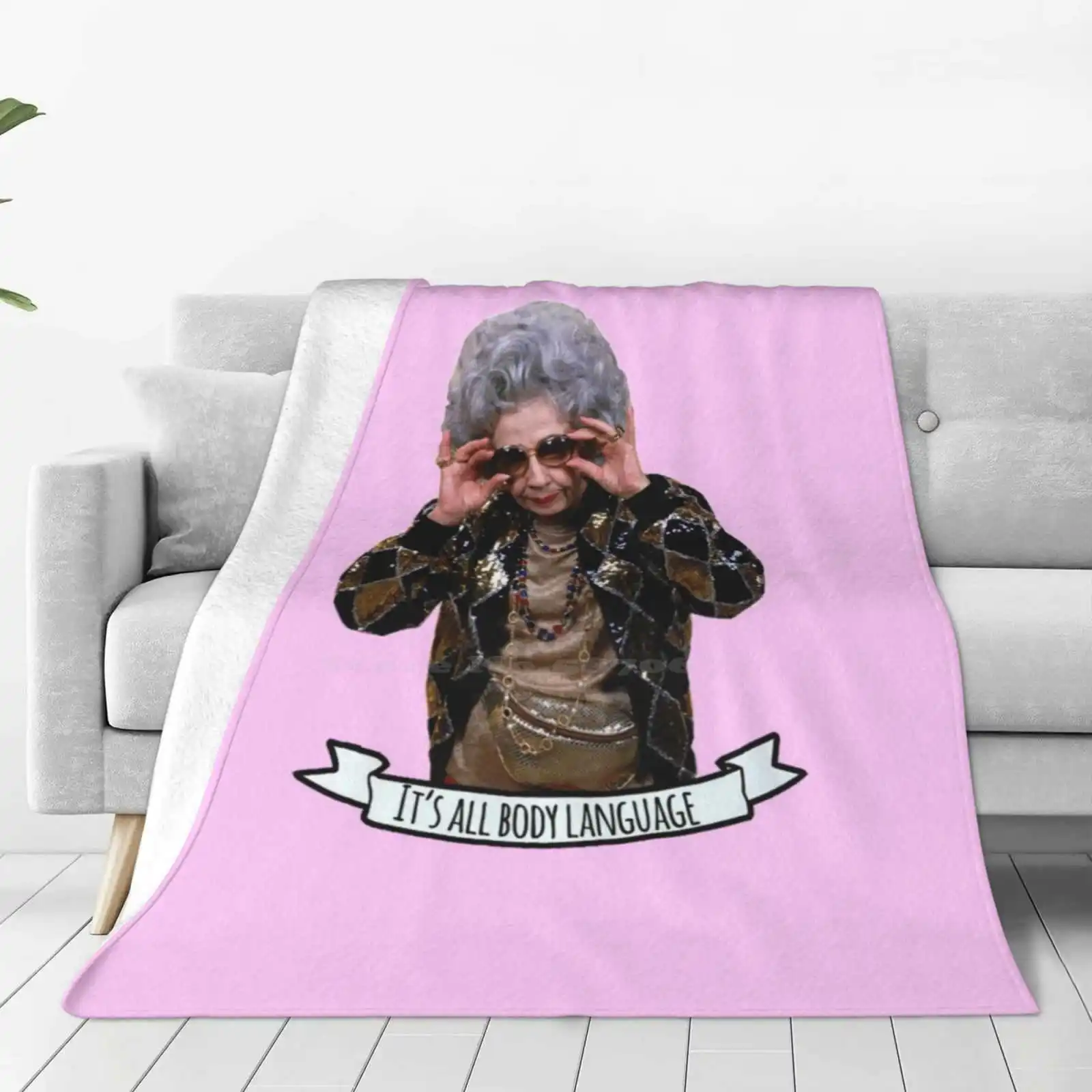 Grandma Yetta Creative Design Light Thin Soft Flannel Blanket Grandma Yetta Quotes What In Language Fine Fran The Nanny