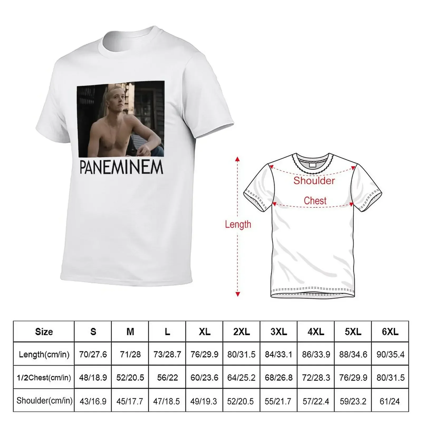 Paneminem Tom Blyth T-Shirt rapper graphic tees street wear anime tshirt anime figures t shirts men