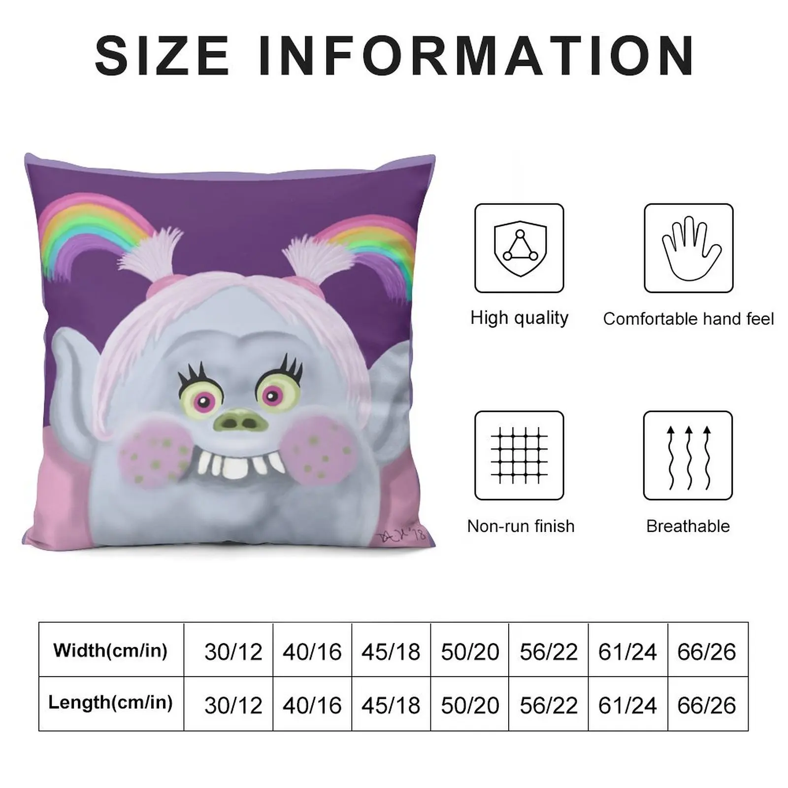 Trolls Holiday Bridget Throw Pillow christmas cushions covers Luxury Pillow Case pillow