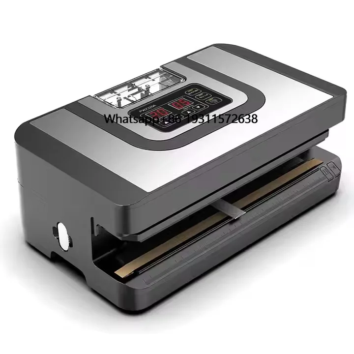 

Commercial Type Mini Vacuum Machine for Use Vacuum Sealer with Inflatable Function for Food Storage Bag