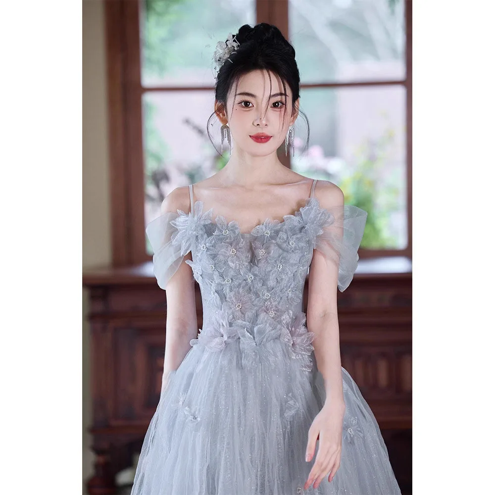 

Женское вечернее платье Ele Princ, новинка 2025 года, пышная юбка с высокой талией, бальное платье Fairy T Sle, свадебное платье