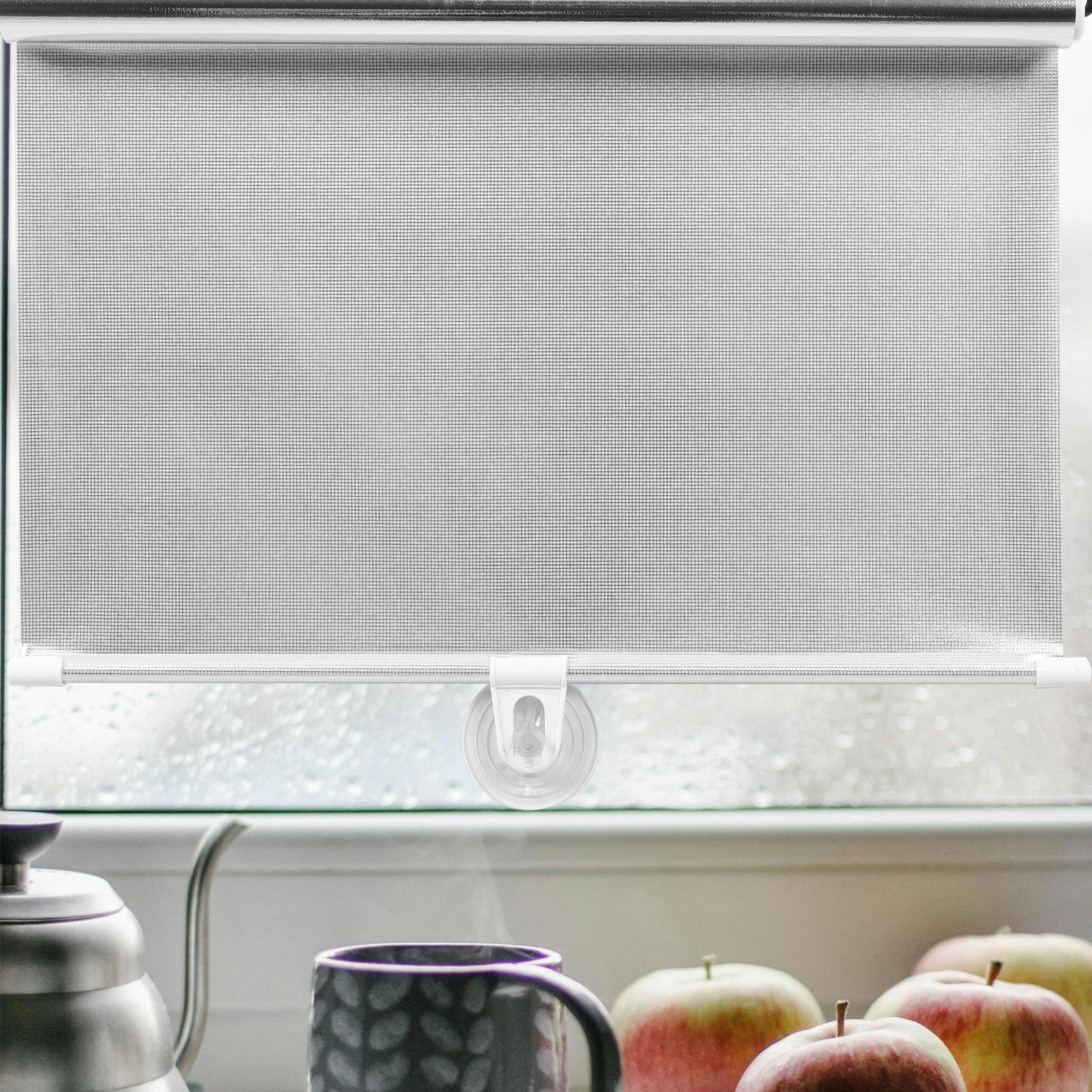 

1Pc Window Shades 40x125 Kitchen Aluminum Film Suction Cup Curtain Bedroom Blackout Balcony Privacy Screen Summer Travel