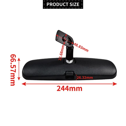 Imagen 2 del producto 1 pieza nuevo espejo retrovisor Interior negro 92039FE000 92039FE001 para Subaru Impreza Forester espejo retrovisor accesorios de coche