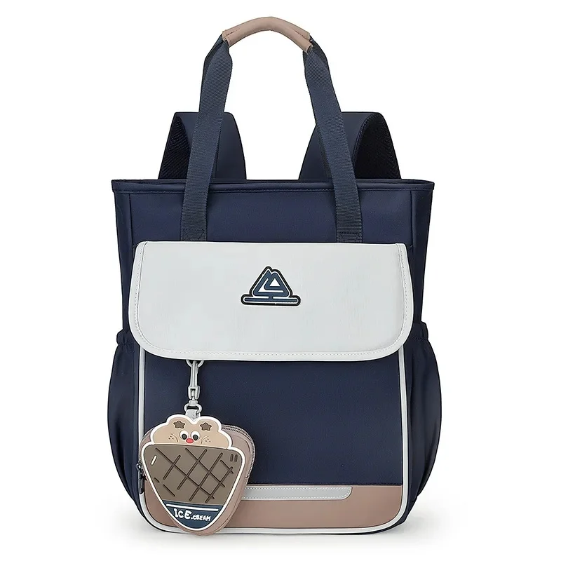 Children's Dual-use Schoolbag Boys Girls Elementary School Multi-functional Anti-waterproof Shoulder Bag Handheld Tutor Bag SAC view 6