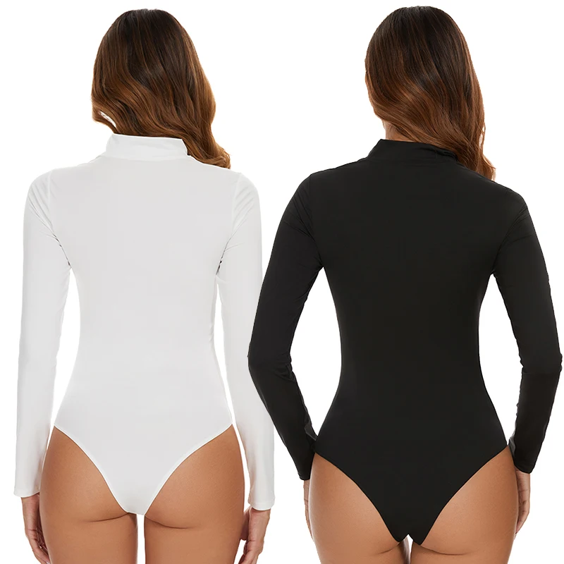 New High Collar Shapewear Corset Sexy Open Pore Bodysuits for women Tummy Control Body Shaper Slimming One-Piece Bodysuit