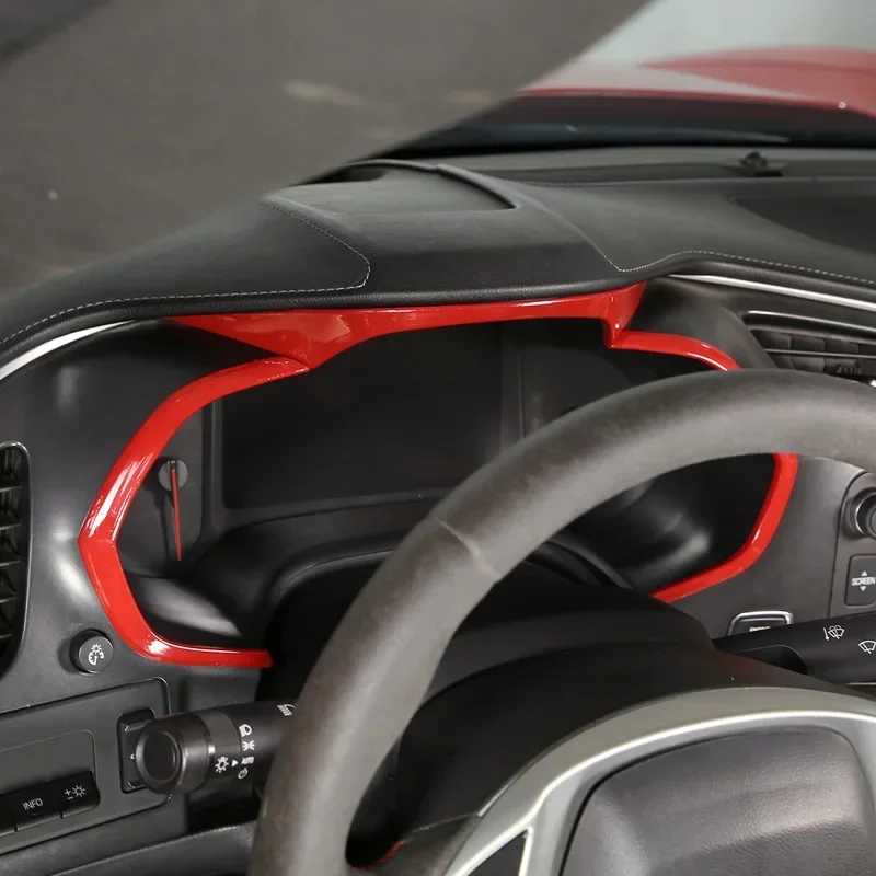 

For Chevrolet Corvette C7 2014-2019 ABS Auto Interior Styling Car Dashboard Panel Sticker Covers Trim Modification Accessories