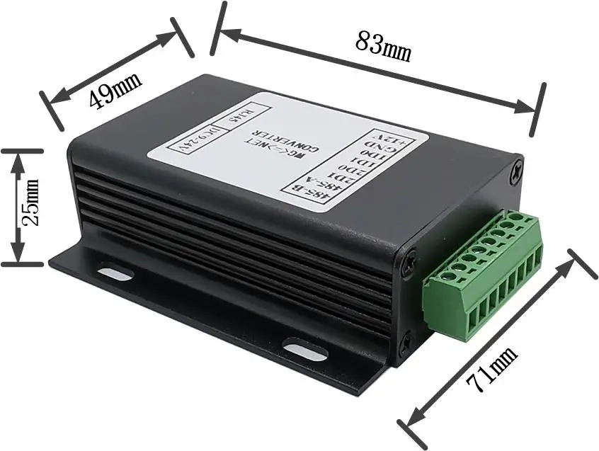 Wigan to Network TCP/IP, Network Wigan WG Module, Dual WG to Ethernet WG2634 Bidirectional Conversion