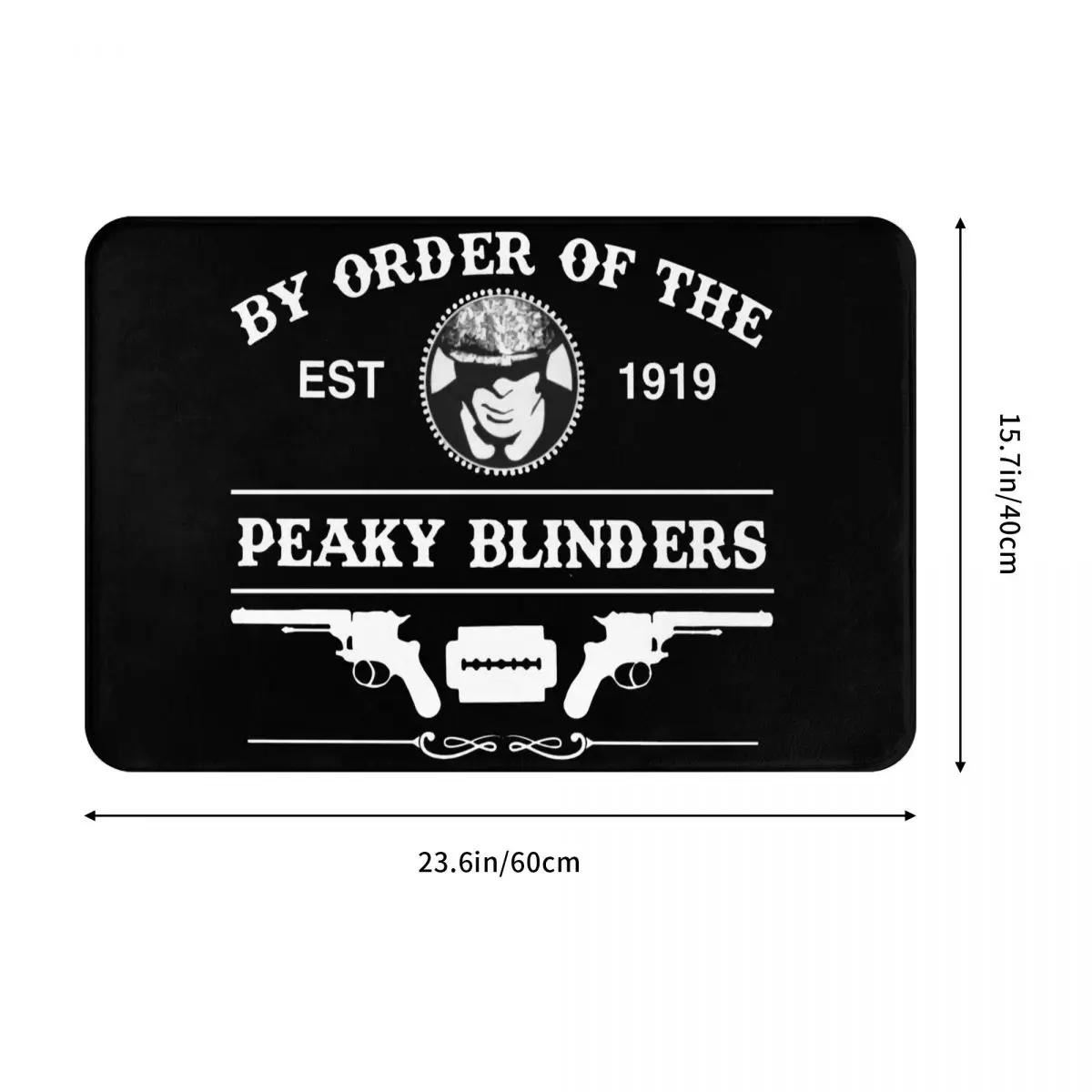 Tappetino personalizzabile per bagno, tappeto di benvenuto, Peaky Blinders, elementi essenziali per la casa, ordine di Peaky Blinders