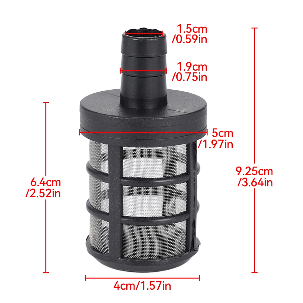 19mm Plastic Water Suction Filter For High Pressure Washer Connector Dust Strainer Water Pump