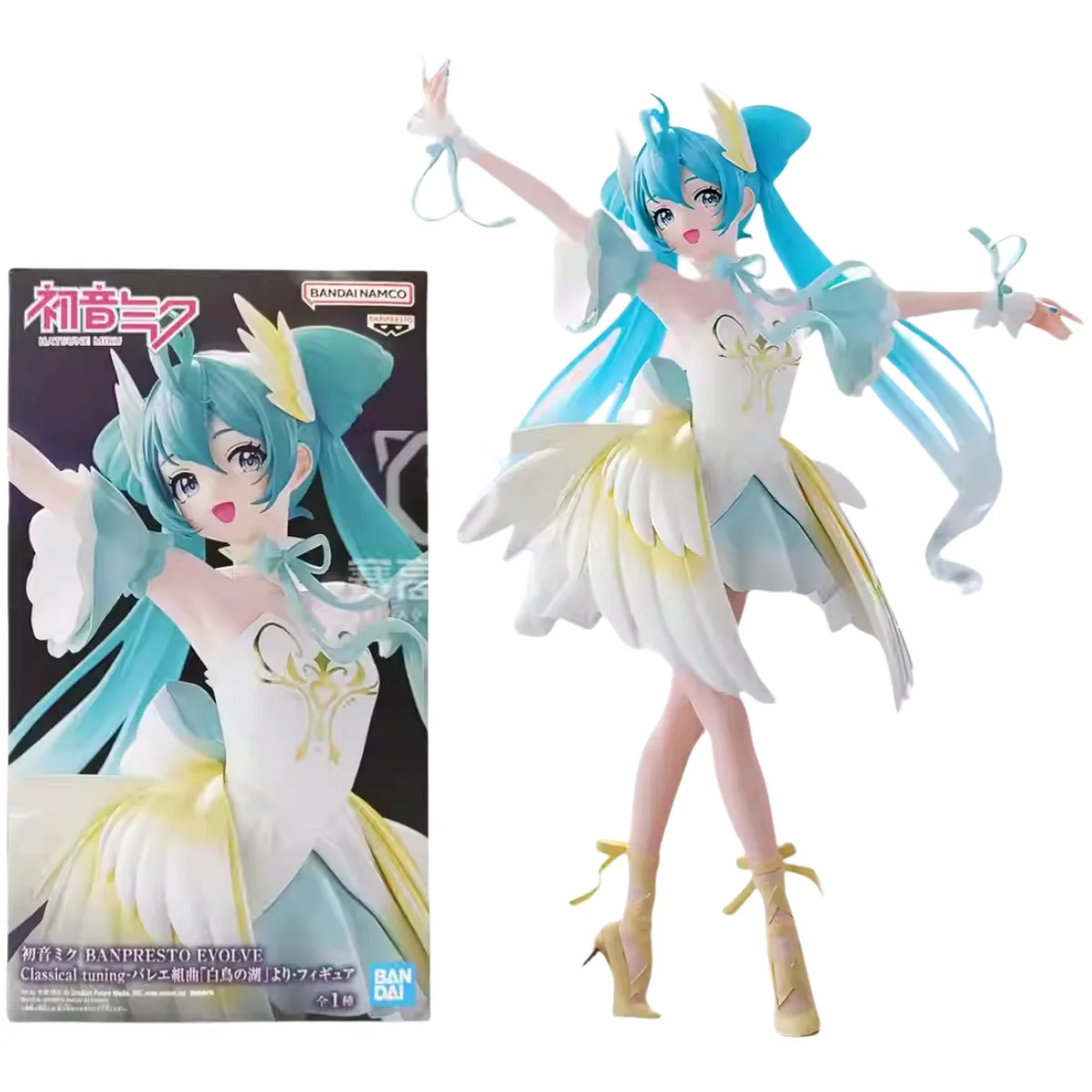 オリジナルバンプレスト初音ミク白鳥の湖進化-ciassical-チューニングアニメ周辺フィギュアコレクション装​​飾モデル-gk-ギフト