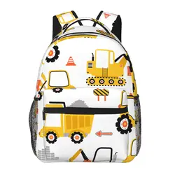 Bookbags School Bags for Teenage Boys Cartoon Truck Travel Bags Baby Boy School Backpacks