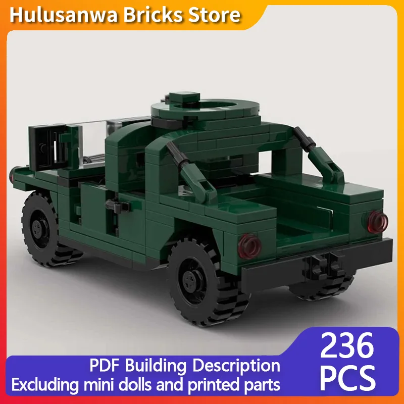 

Military Off-Road Vehicle Model MOC Building Bricks War Equipment Modular Technology Assemble Children Toys Suit Gifts Holiday