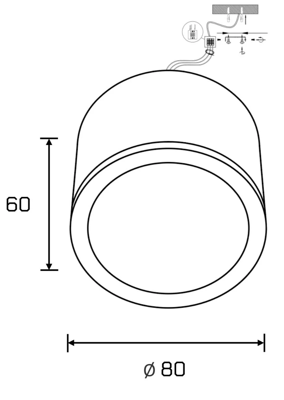 Postmodern Design Luxury Round Surface Mounted Led Ceiling Lamp Ultra-Thin Copper Spotlight Living Room Hallway Corridor Fixture