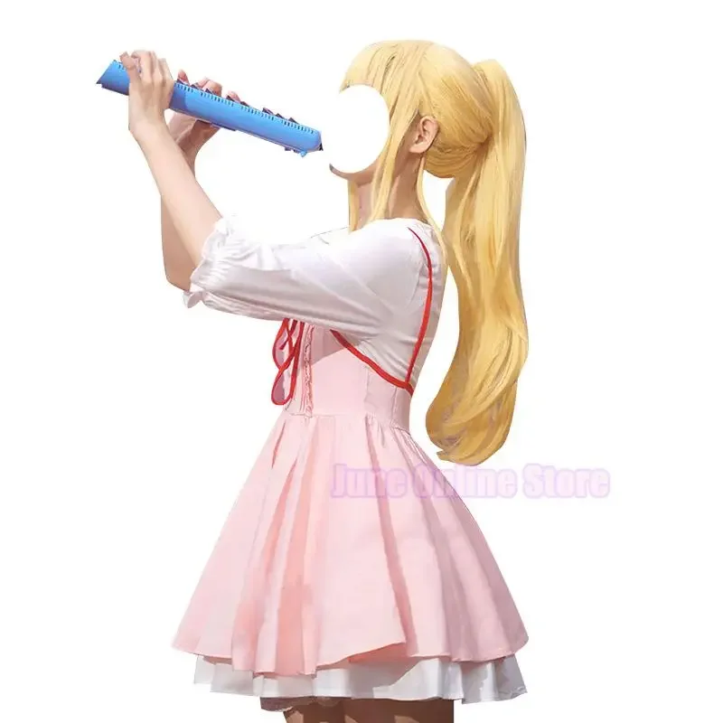 أنيمي كذبتك في أبريل تأثيري ميازونو كاوري كوس الحلو جميل فستان الأميرة طالب الحرم الجامعي زي شعر مستعار تأثيري للنساء