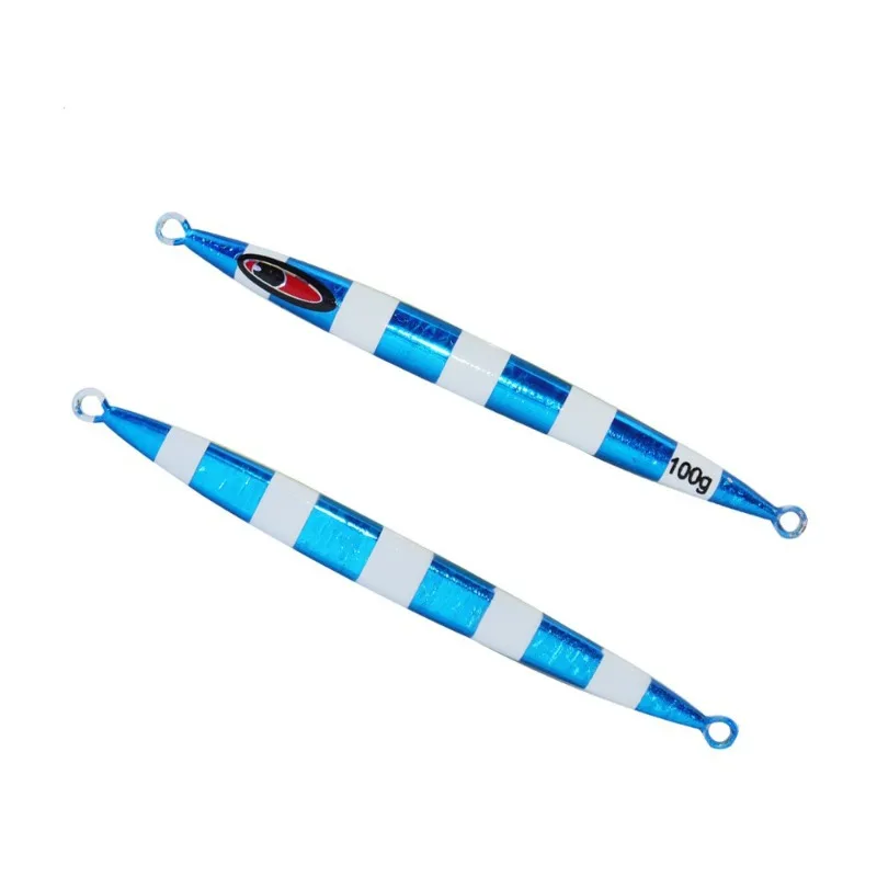 2 قطعة معدن عمودي كبير 100 جرام-1000 جرام الصيد إغراء التصيد الرقص المعادن بيونيك الطعم القفز طويلة الصب إغراء أعماق البحار تهزهز سمك السلمون المرقط #3