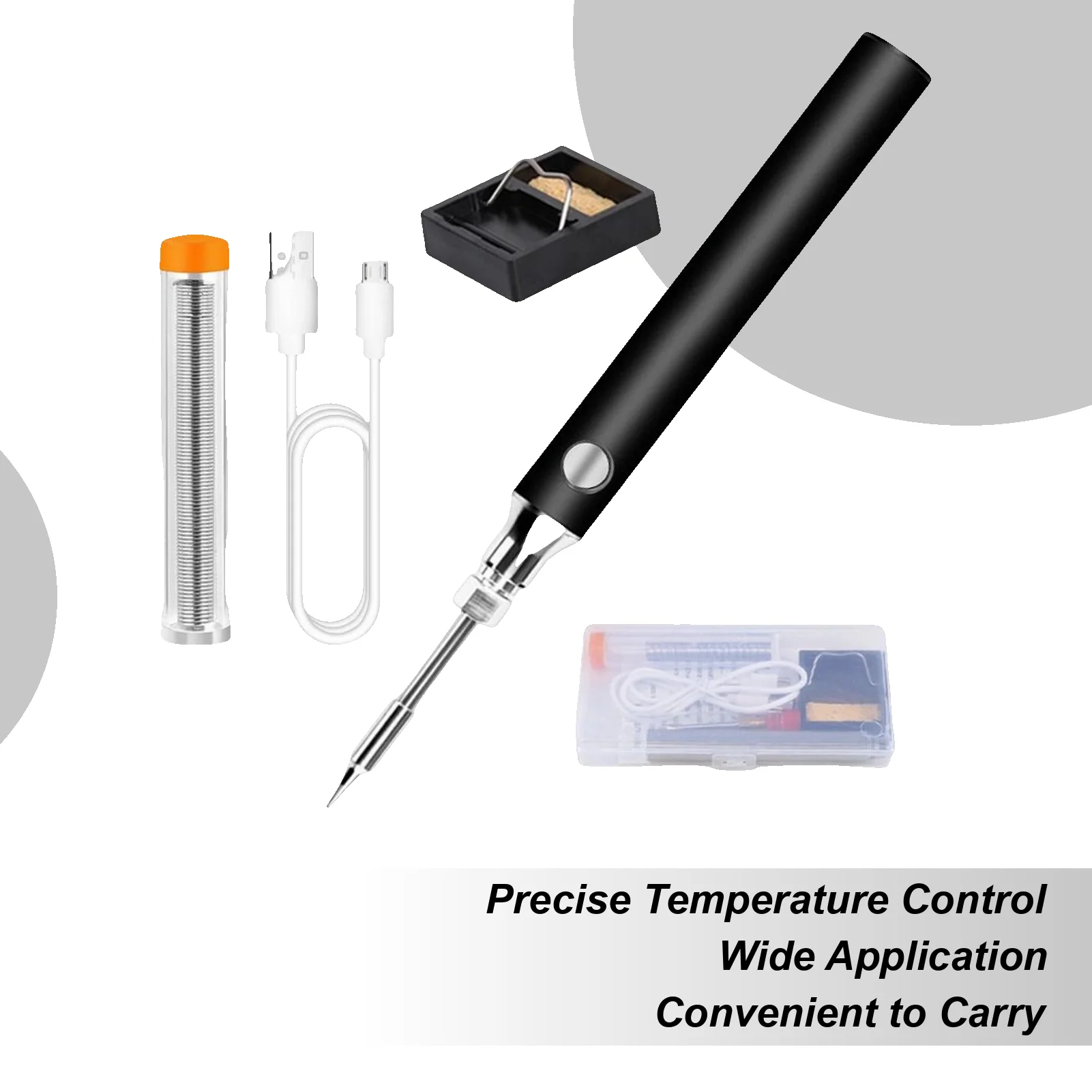 

Soldering Iron Cordless 3 Speed Cordless Soldering Pen Electrical Welder Tool Wireless Precision Fast Heating For Industrial