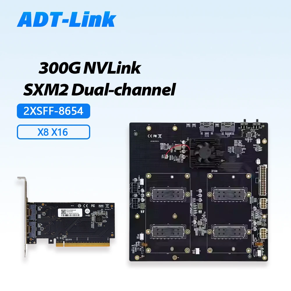 Backplane NVIDIA V100 SXM2 GPU Card, No Disassembly Required, 300G NVLink Dual-Card Interconnection, Aom-sxmv Simplified Version