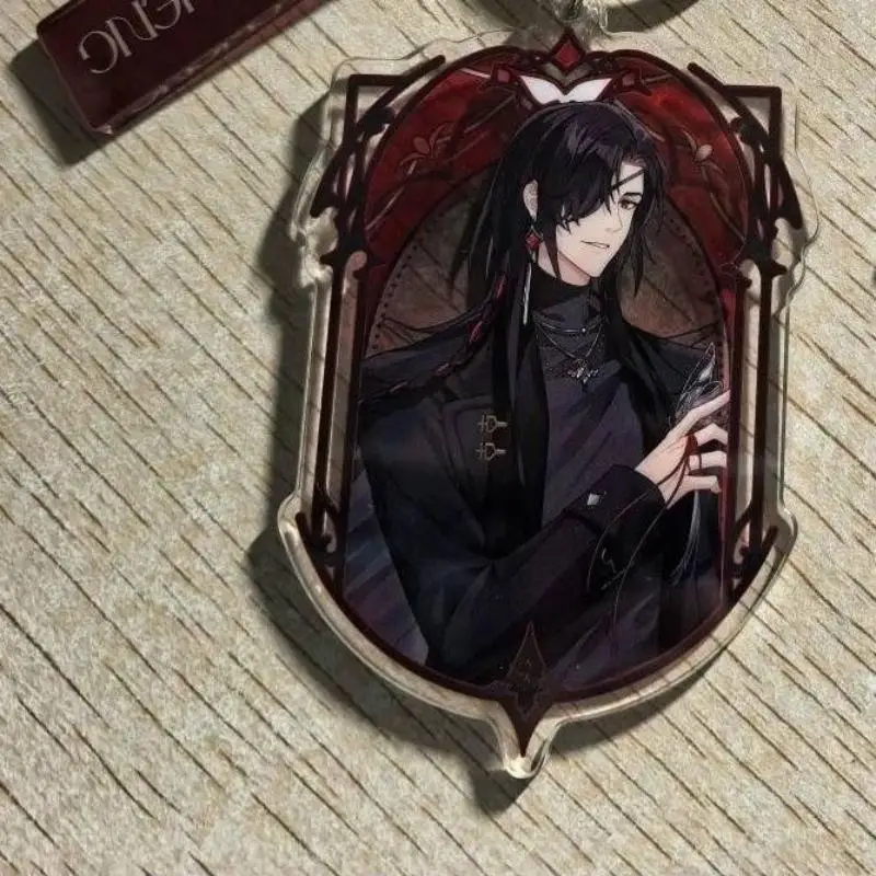 Fashion Anime Heaven Official's Blessing Keychain Tian Guan Ci Fu Hua Cheng Xie Lian Keyring Arcylic Pendant Bag Decoration Gift