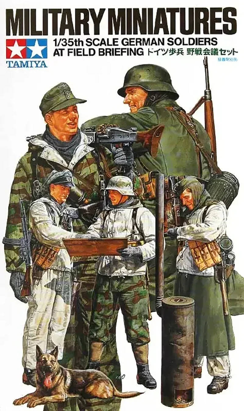 

Tamiya 35212 1/35 Scale German Soldiers At Field Briefing Assembly Model Building Kits Hobby Plastic Toys For Adults DIY