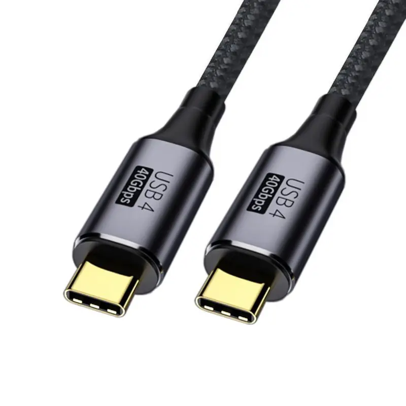 3m USB4.0 20/40Gbps Data Cable USB C to Type C Thunderbolt 3 8K@60Hz Data Cable PD 100W 5A Fast Charging Cable For Macbook Pro