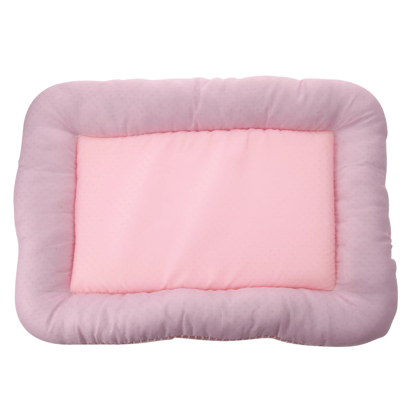 

Summer Cooling Pad 43x33cm Blue Mesh Stripe Waterproof Breathable Dog Mat Portable Ice Silk Nest Cat Cushion