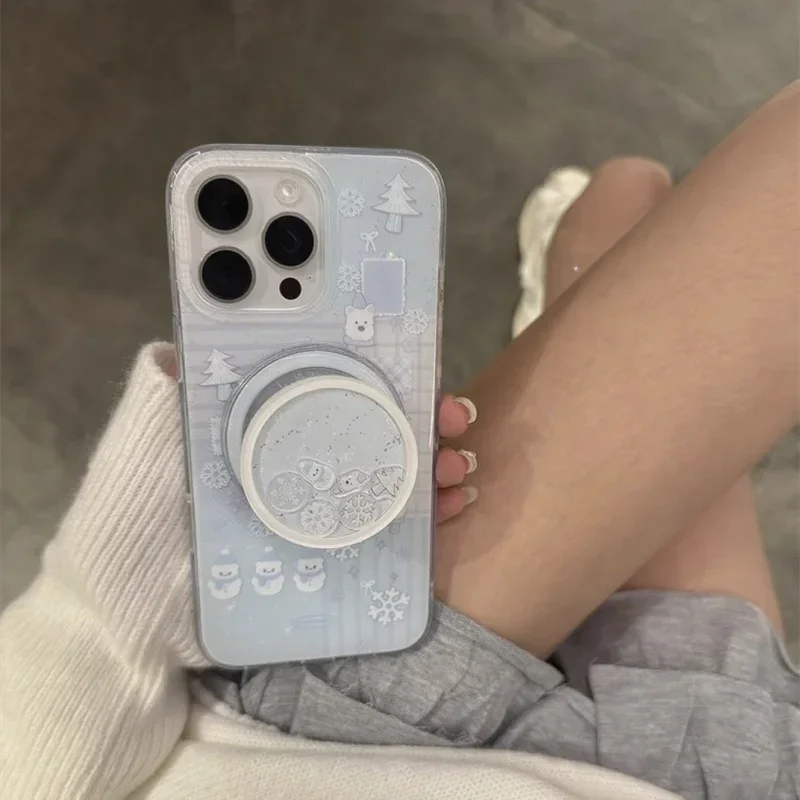 Convient pour support de téléphone magnétique Xia Hua Magsafe support de téléphone pliant télescopique rotatif compatible