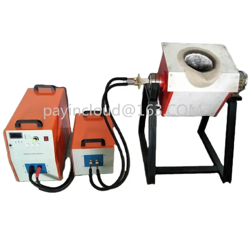 70KG High Temperature Melting Furnace Scrap Metal Electric  Machine Steel Iron Smelting