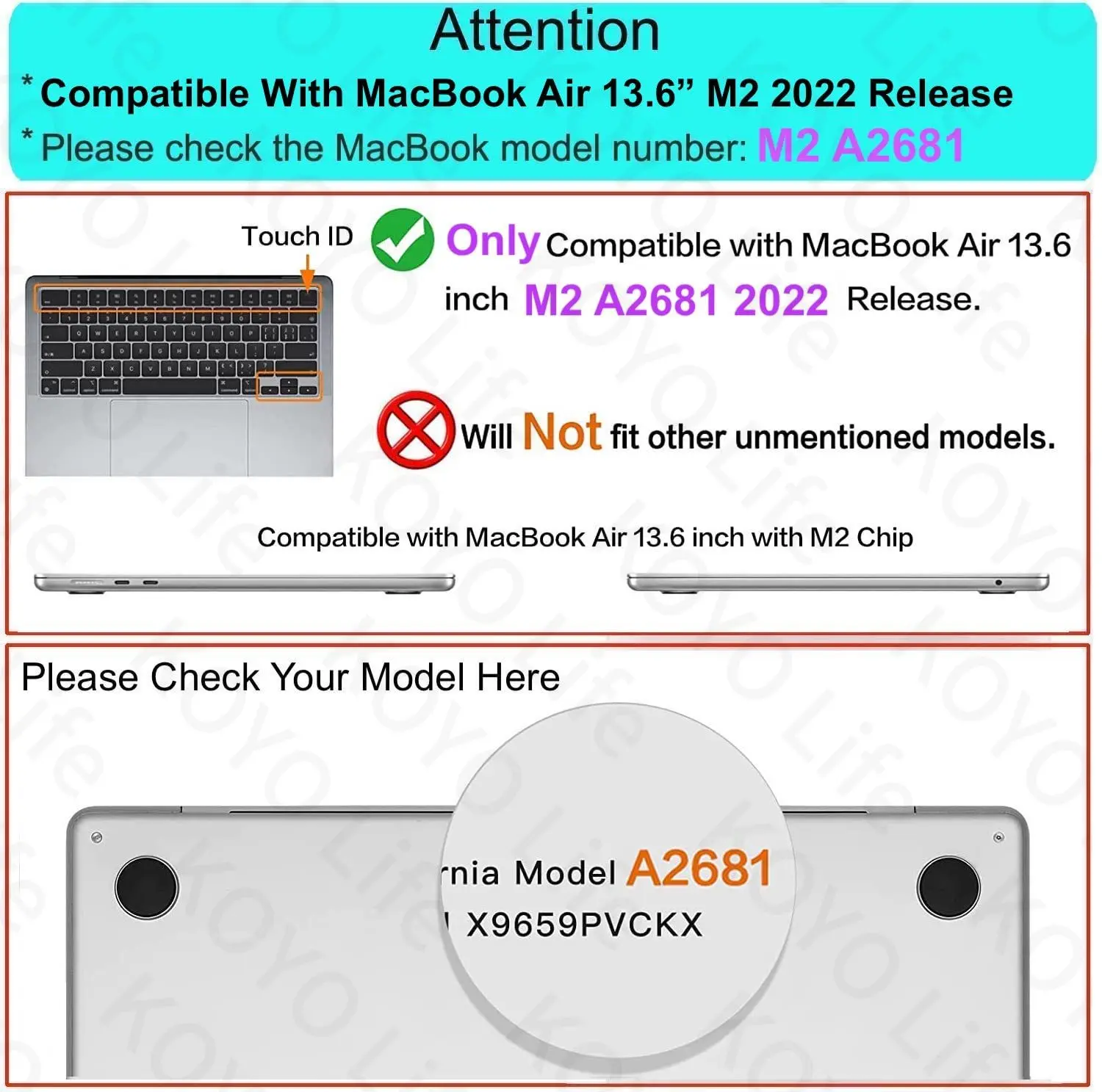 Per con MacBook Air 13 (2010-2017) (A1369/A1466) custodia per MacBook Air 13 pollici Crystal Clear Case A1369 A1466 Screen Protector