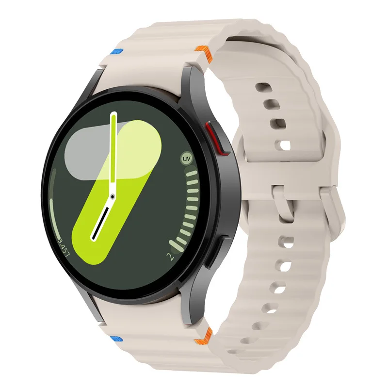 Pasek sportowy do Samsung Galaxy Watch 7 40 44 mm Silikonowa bransoletka Correa do Galaxy Watch 4 5 6 7 FE 6/4 Classic 42 mm 46 43 47 mm