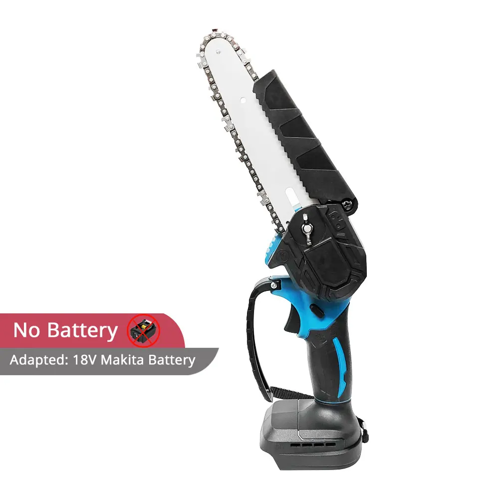 

Mini Motosierra Inalámbrica 6 Pulgadas, Motosierra Eléctrica Portátil, Pequeña Motosierra para Podar Árboles y Cortar Ramas d