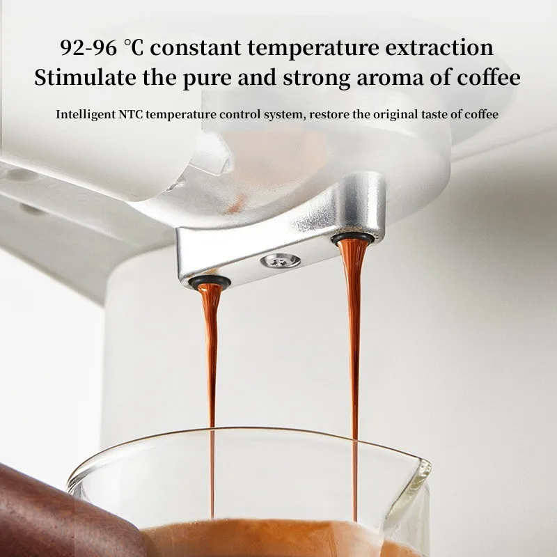 Máquina de café Espresso de alta presión, máquina de espuma de leche de vapor de extracción de temperatura constante, Control de temperatura NTC,