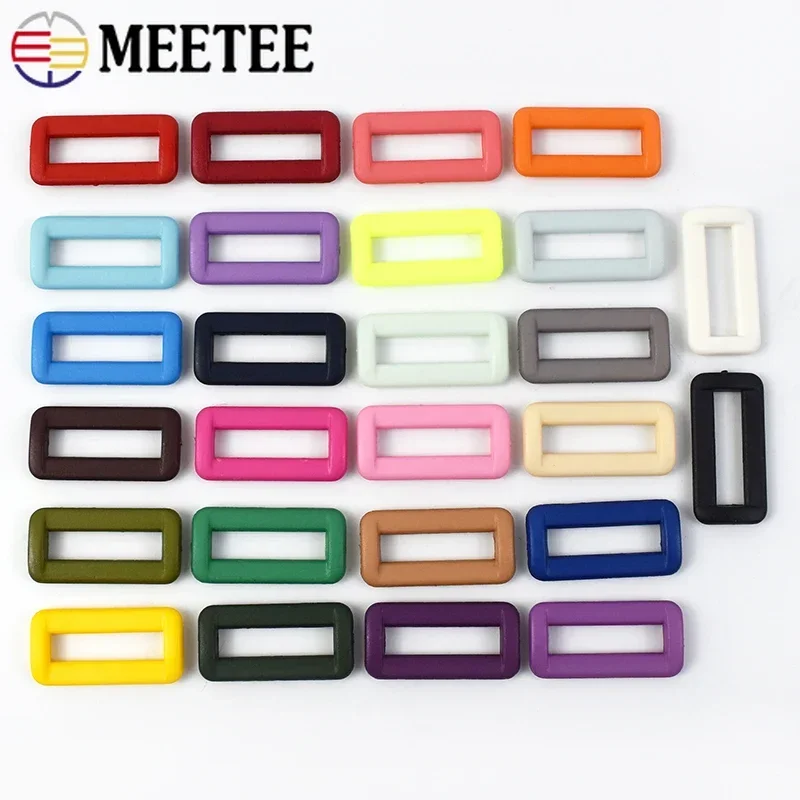 15/20/25/30mm Plastic Ring Buckles for Bag Strap Webbing Belt Clasp Backpack Adjuster Loops DIY Garments Sewing Accessories