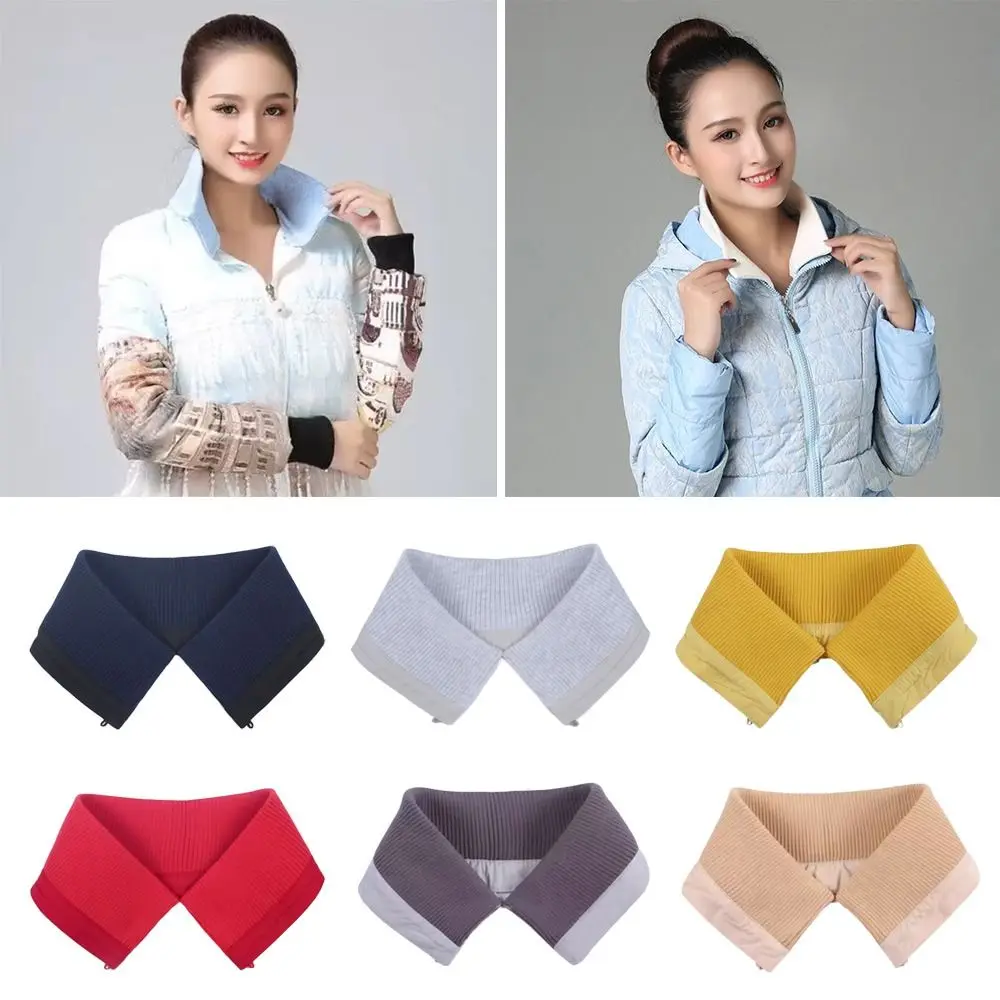 ผ้าพันคอคอที่ถอดออกได้ลงเสื้อปลอมล้างทําความสะอาดได้ Anti-สิ่งสกปรกซี่โครงปลอมที่ถอดออกได้ปลอม Unisex