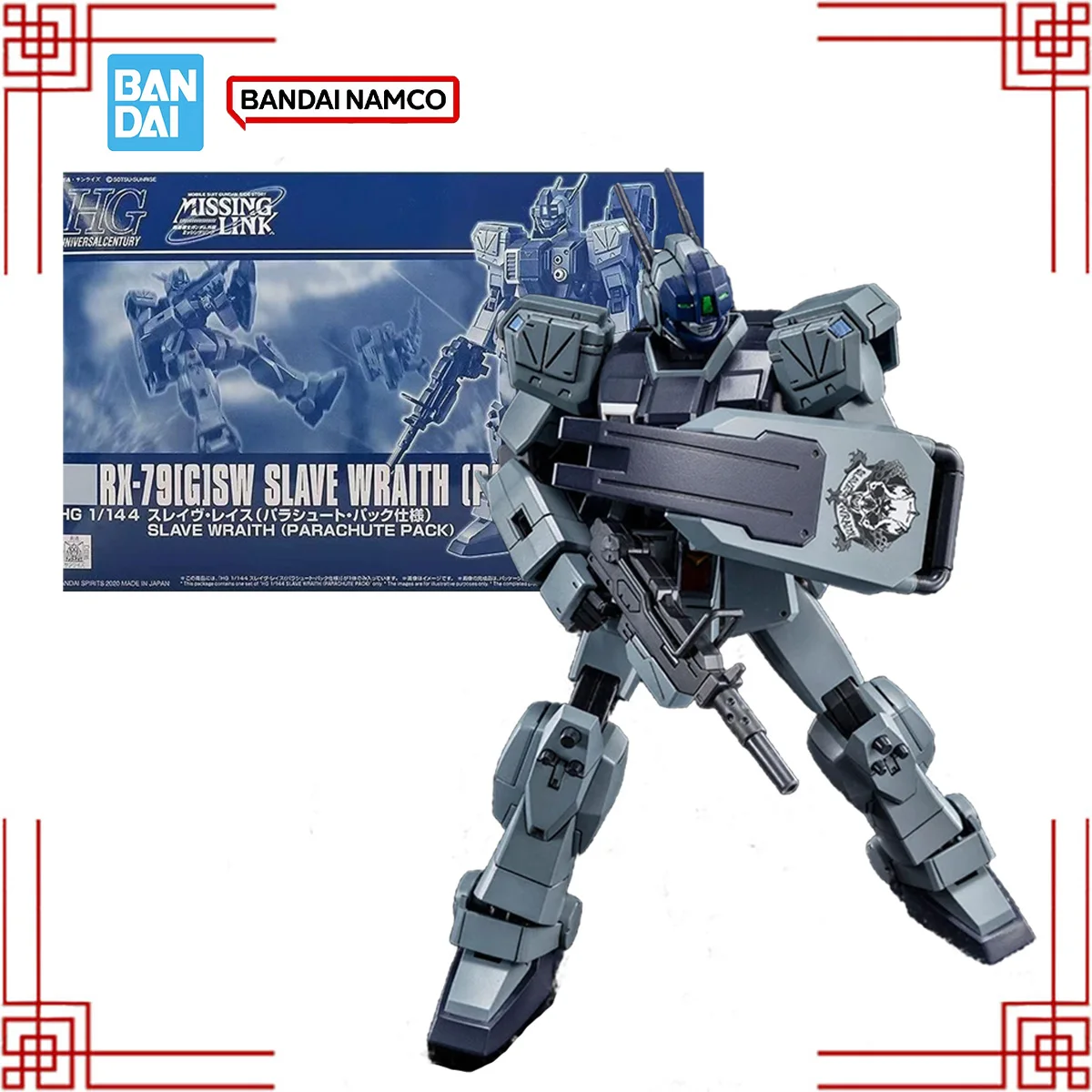 

Набор для сборки модели Bandai Gundam HG 1/144 RX-79[G]SW SLAVE WRAITH [с парашютным комплектом], аниме-фигурка, игрушка-конструктор для мальчиков, подарок