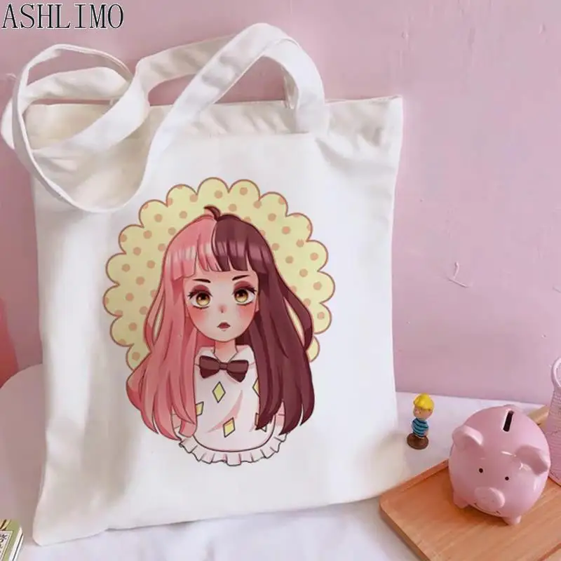 Melanie Martinez Streetwear Kawaii Cry Baby Women Shoulder Bags Casual Shopping Tote Bag Handbags Women Elegant Canvas Bag