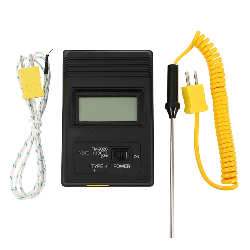 TM-902C(-50 Celsius to 750 Celsius) Temperature Meter TM902C Digital K Type Thermometer Sensor + Thermocouple-DTB1