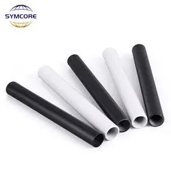 2Pcs Internal Tooth Tube M10 Connecting Tube Screw Threaded Tube At Both Ends White Black Silver Hollow Straight Rod