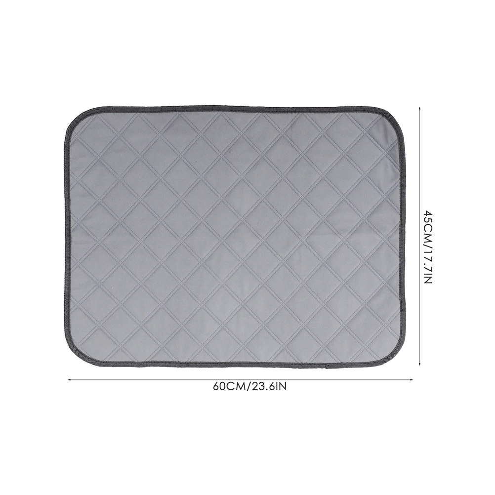 

2 Pcs Pet Pee Mat Washable Training Pad Pads Cage Liner Ferret Liners Grey Elder