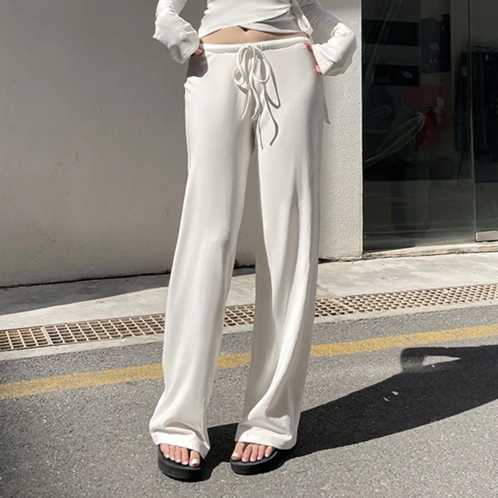 

Casual Long Sleeve Shirt Sports Set Bell Cuff Loose Fit Leisure Wear Comfortable Korean Style Pajama Outfit Spicy Girls