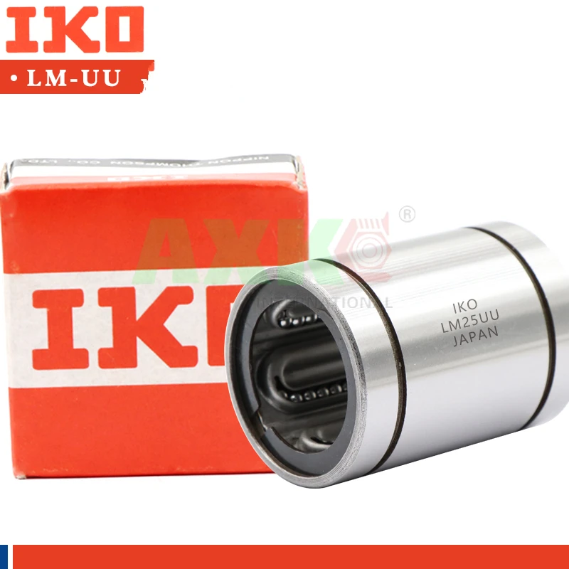 IKO LM8UU LM 8 10 12 16 20 25 30 35 40 50 60UU Long Rod Shaft 3D Printer Linear Bearing Reprap Anet Prusa i3 3D Printer