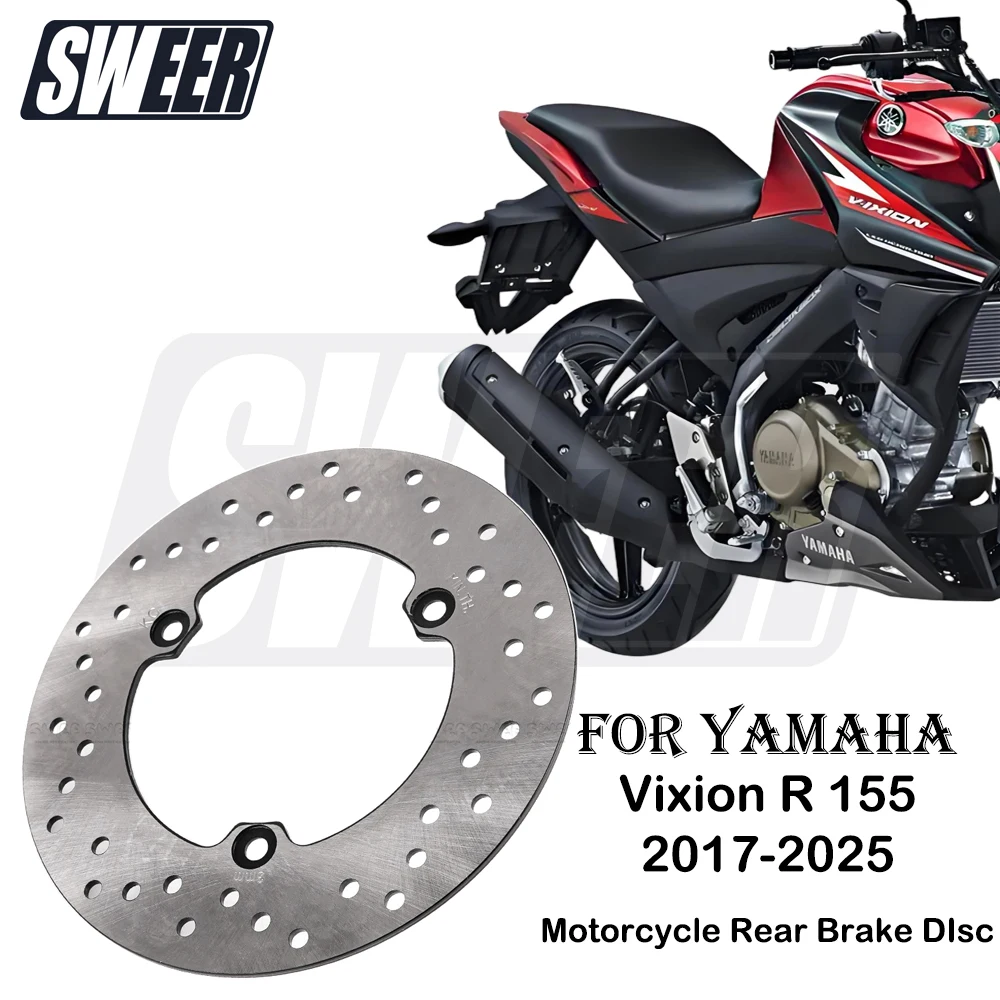 

Motorcycle Rear Float Disc Caliper 3 Hole Suitable For Yamaha Vixion R 155 2017-2025 Original Replace 215MM Disc Brake Pad