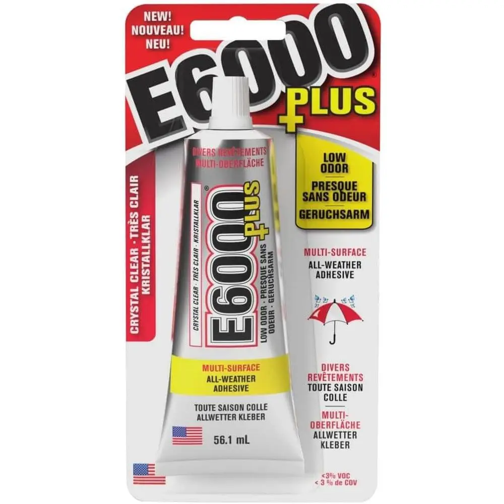 

Клей Eclectic Products Inc. Plus, многофункциональный, прозрачный, водостойкий и пригодный для покраски, прочный, эластичный клей для дерева, стекла, ткани.