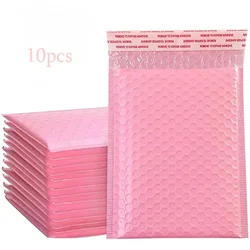 10Pcs Color Bubble Bag Bare Pink Co Extrusion Film Bubble Envelope Garment Packaging Bubble Foam Bag Fast Delivery Bag